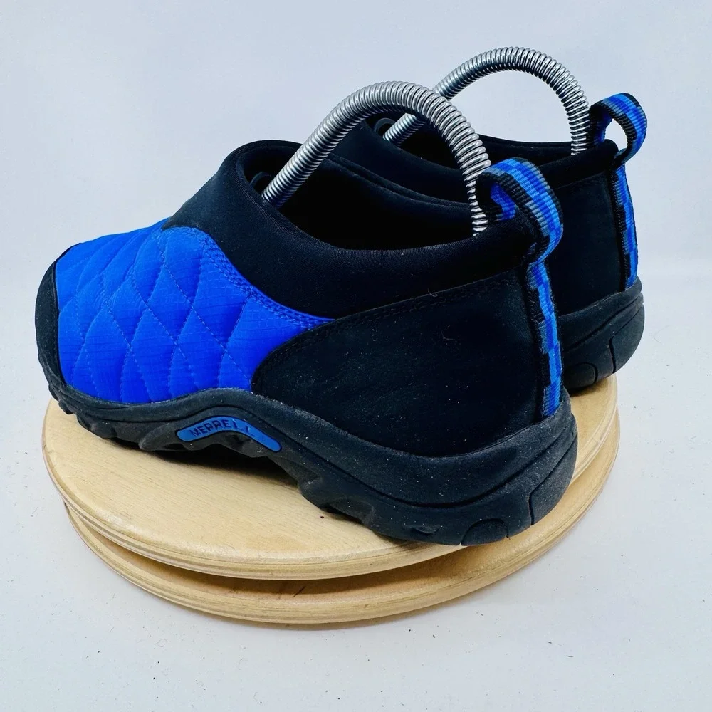 Merrell Alpine Moc Shoes Womens 9 Blue Slip On Comfort Casual Loafers Sneakers